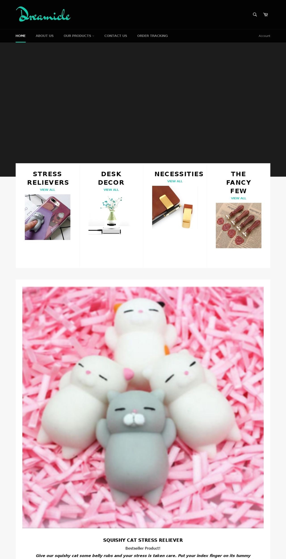 dreamicle.com — Shopify storefront screenshot