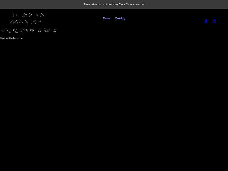 dreamnailacademy.com shopify website screenshot