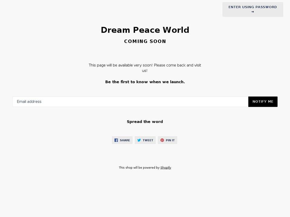 Copy of Copy of Debut Shopify theme site example dreampeace.org