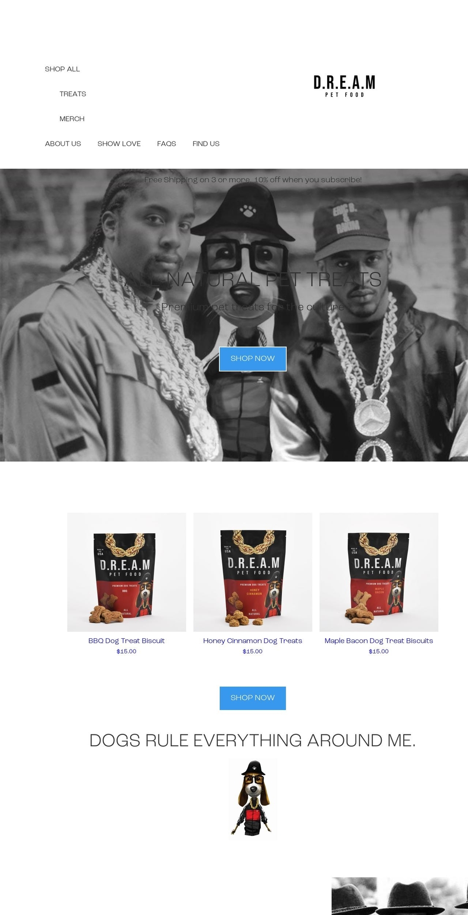 dreampetco.com shopify website screenshot