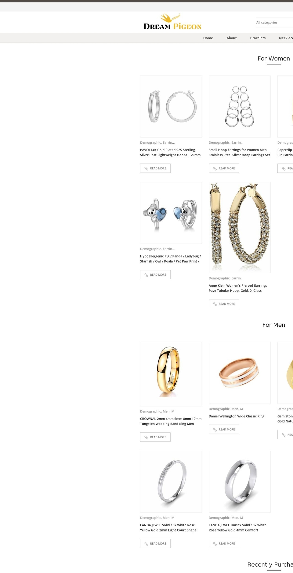 dreampigeon.com.au shopify website screenshot