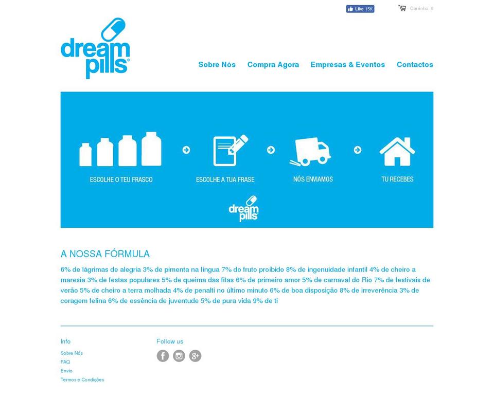 DreamPills Theme Shopify theme site example dreampillssweets.com