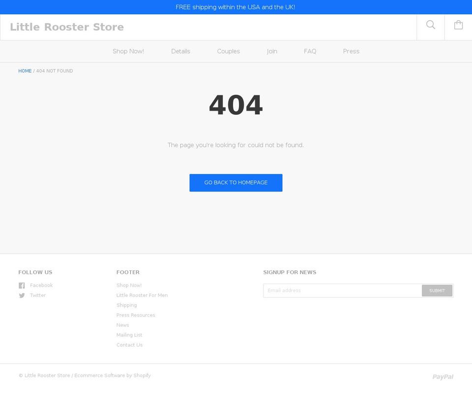 dreamrooster.com shopify website screenshot