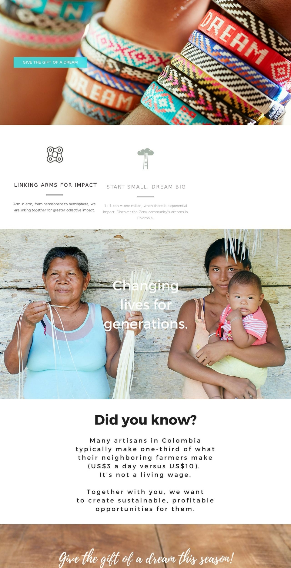 dreamtodream.com shopify website screenshot