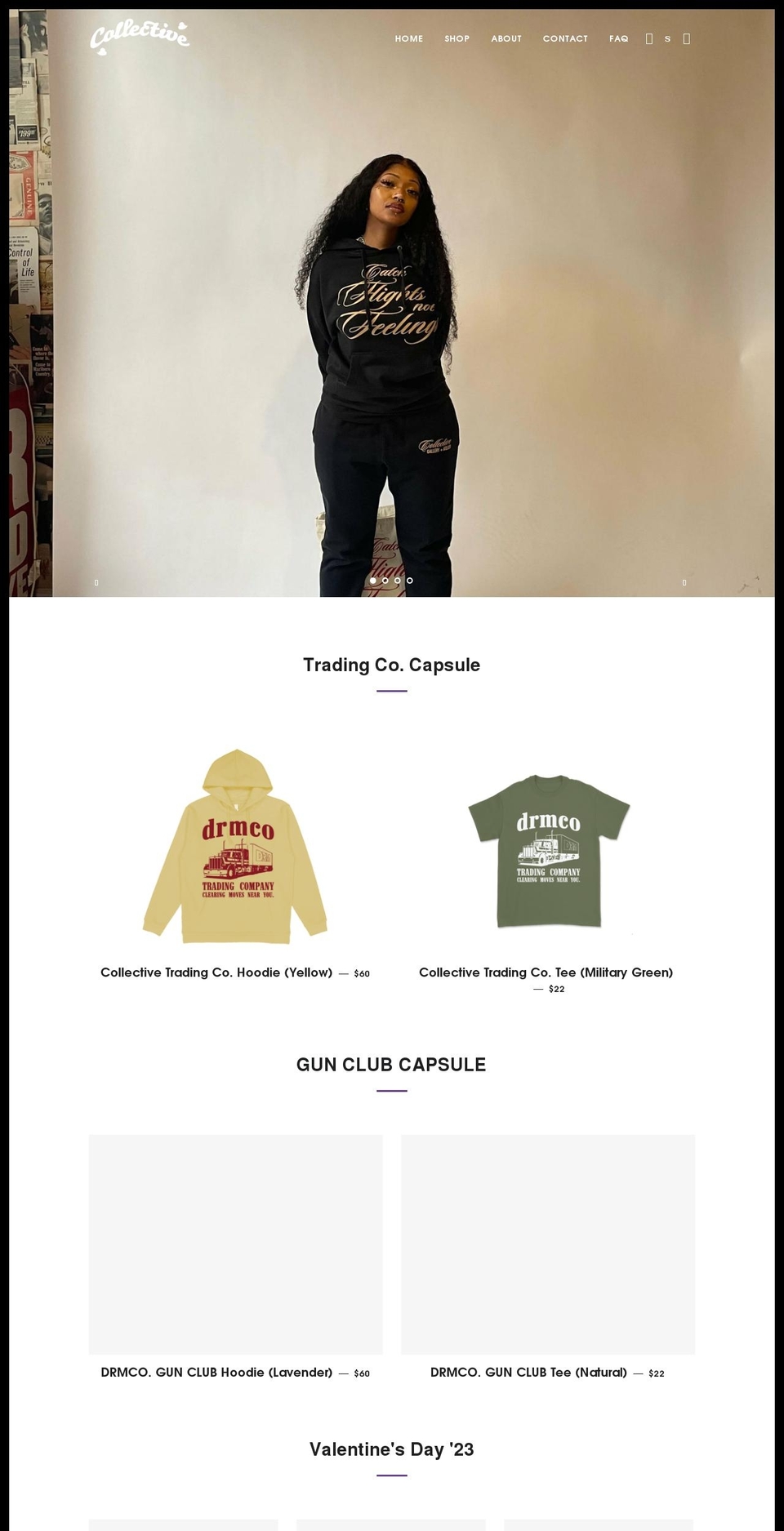dreamxcollective.com — Shopify storefront screenshot