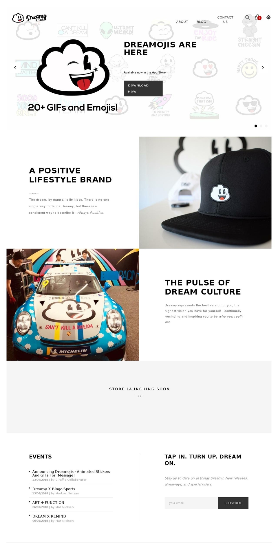 dreamysworld.com shopify website screenshot