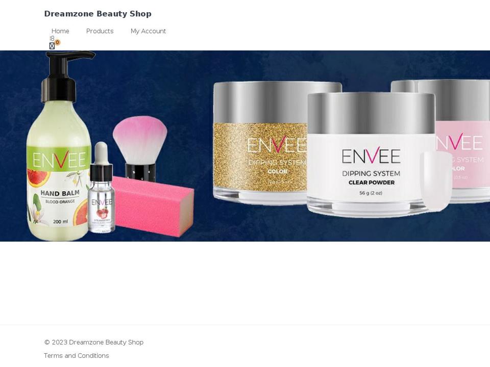 dreamzoneshop.com — Shopify storefront screenshot