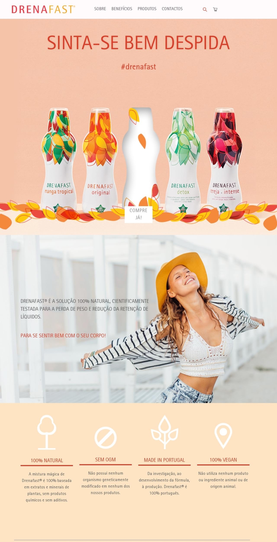 drenafast.com — Shopify storefront screenshot