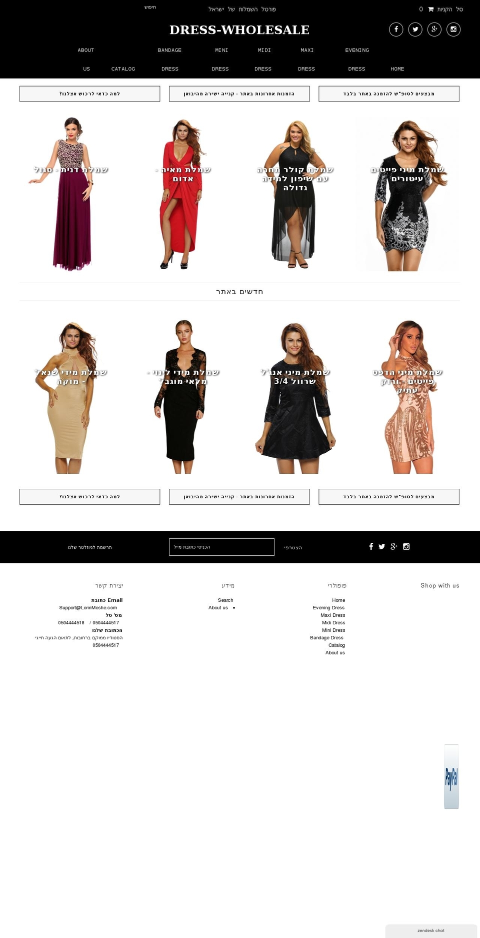 dress-wholesale.net shopify website screenshot