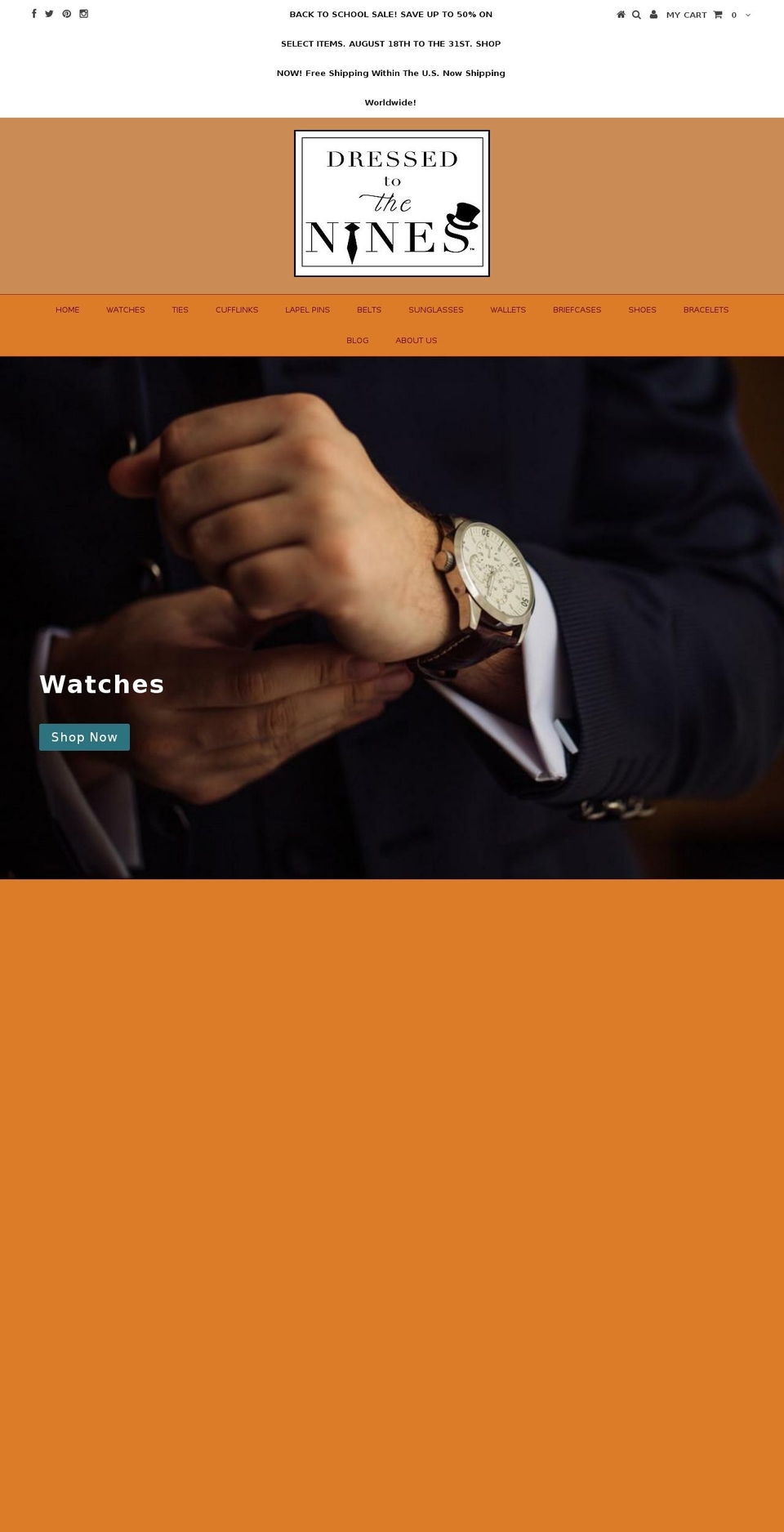 dressed2d9.com shopify website screenshot