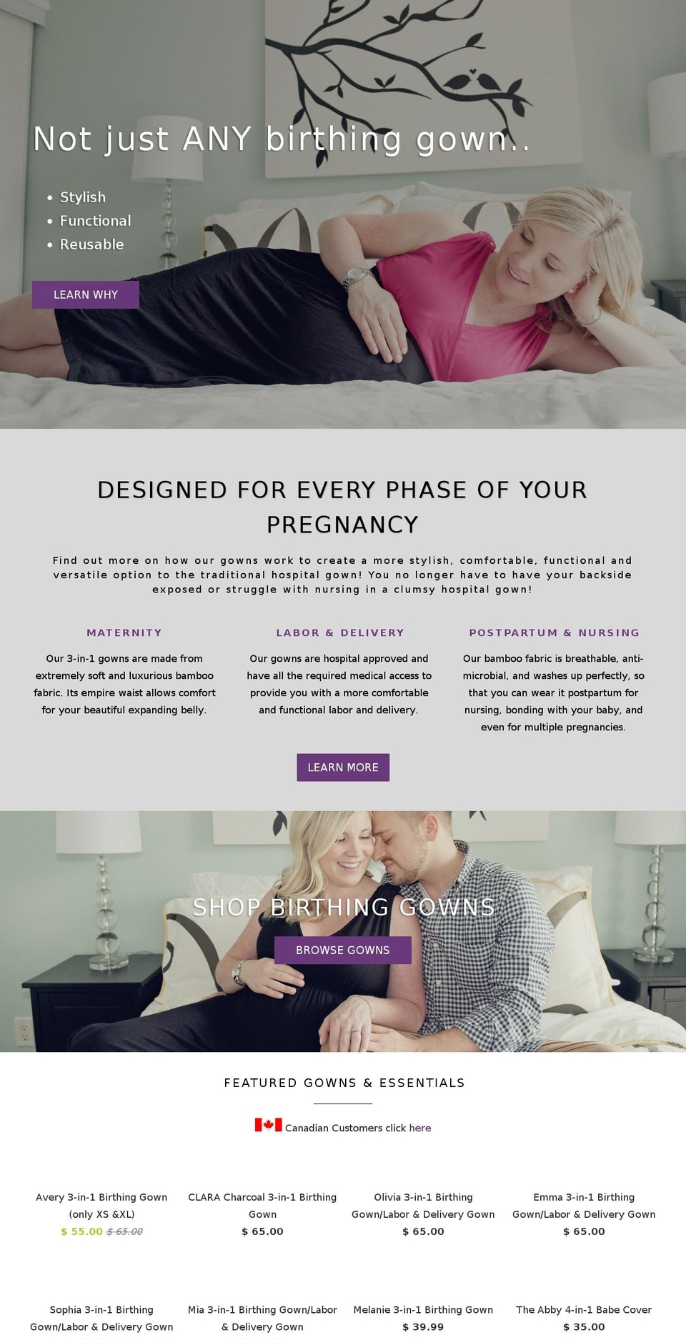 dressedtodeliver.com shopify website screenshot