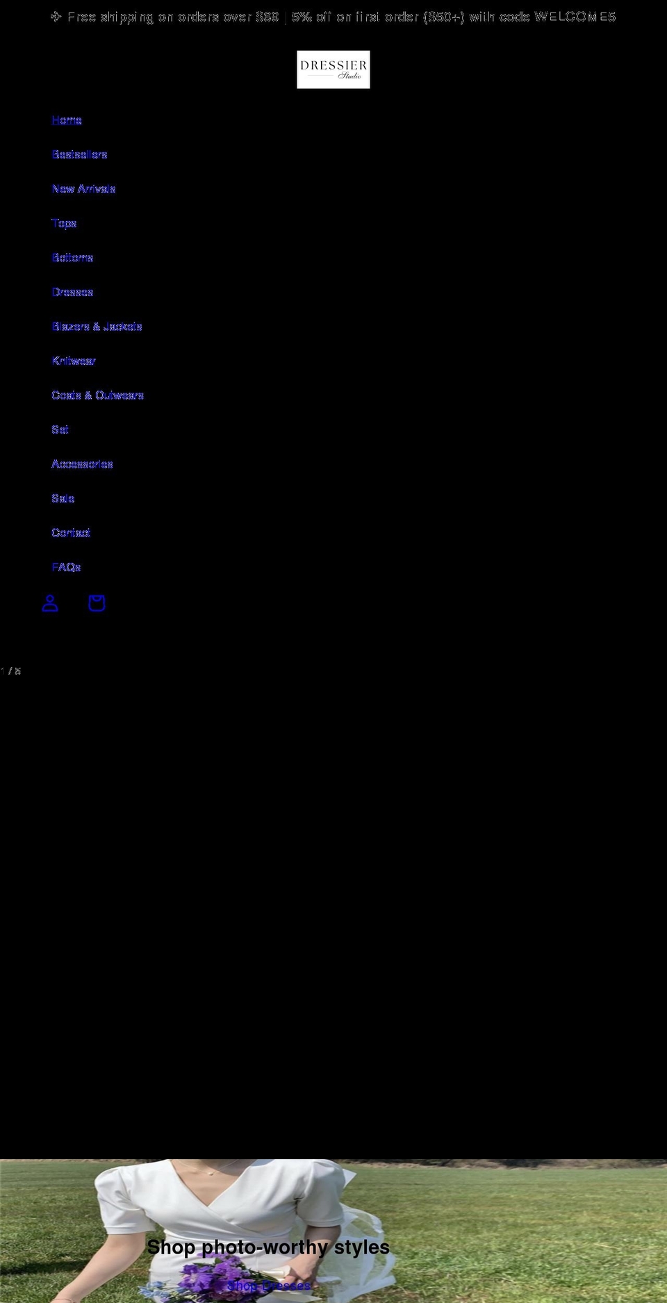 dressierstudio.com shopify website screenshot