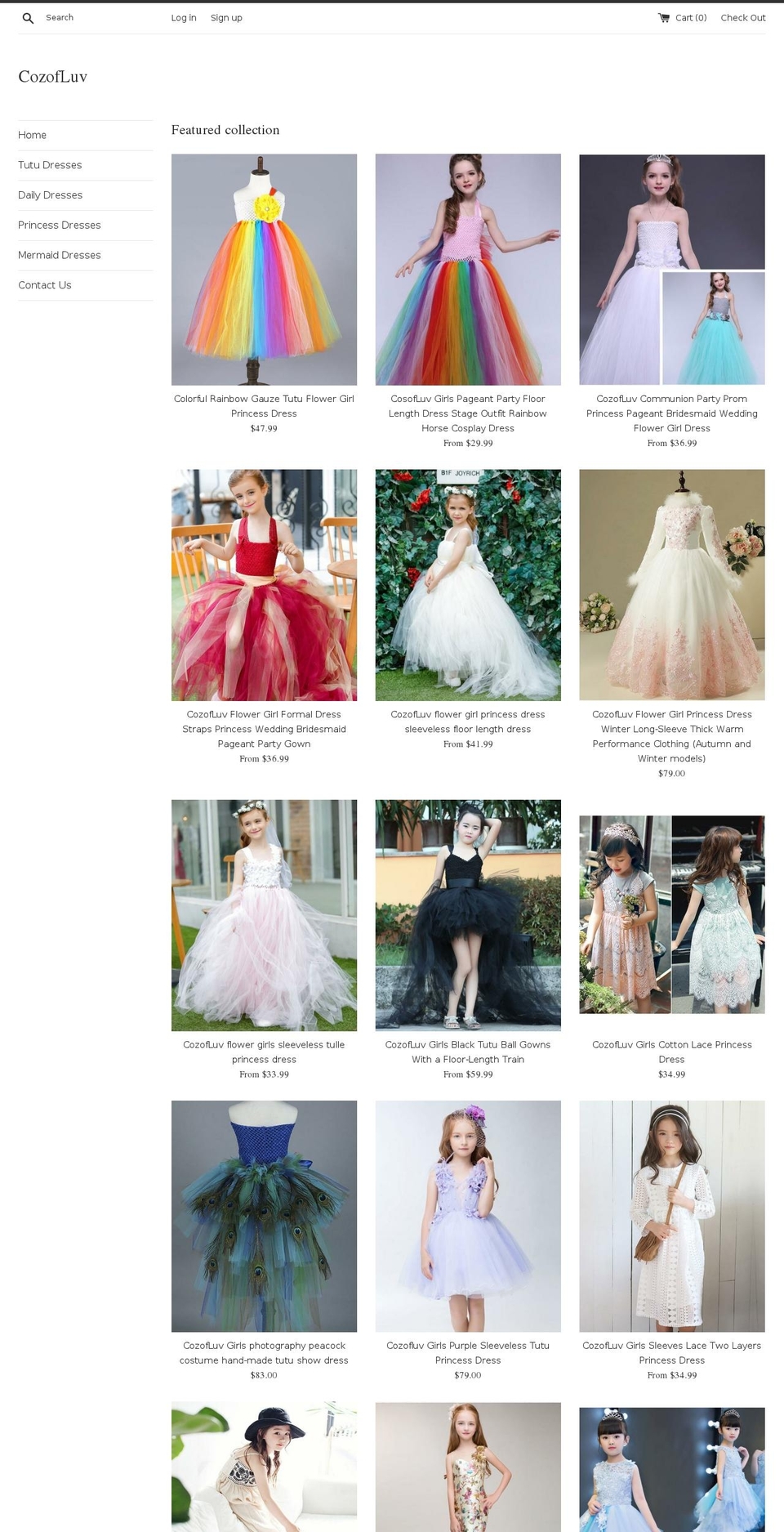 dressindress.com — Shopify storefront screenshot