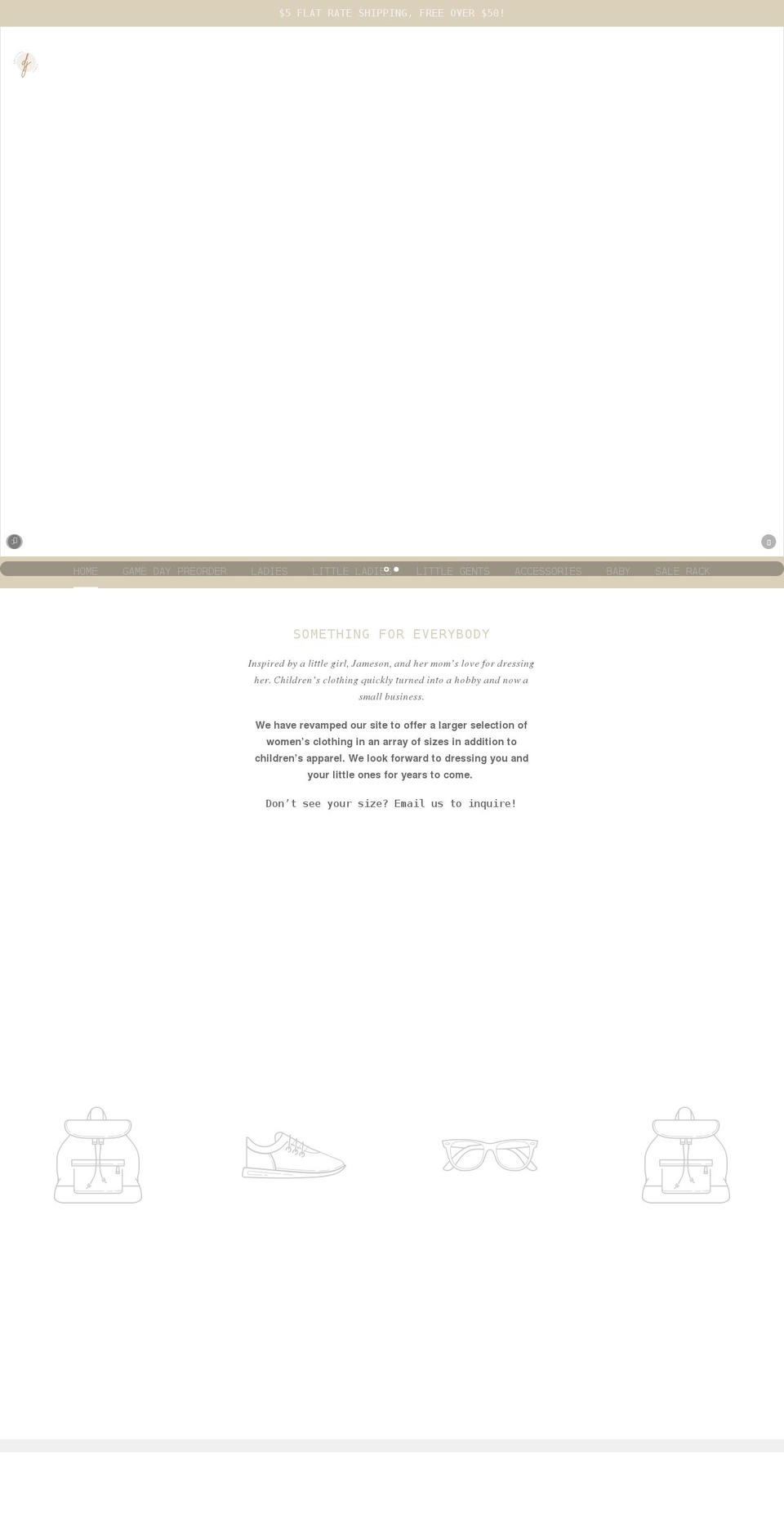 dressingjames.com shopify website screenshot