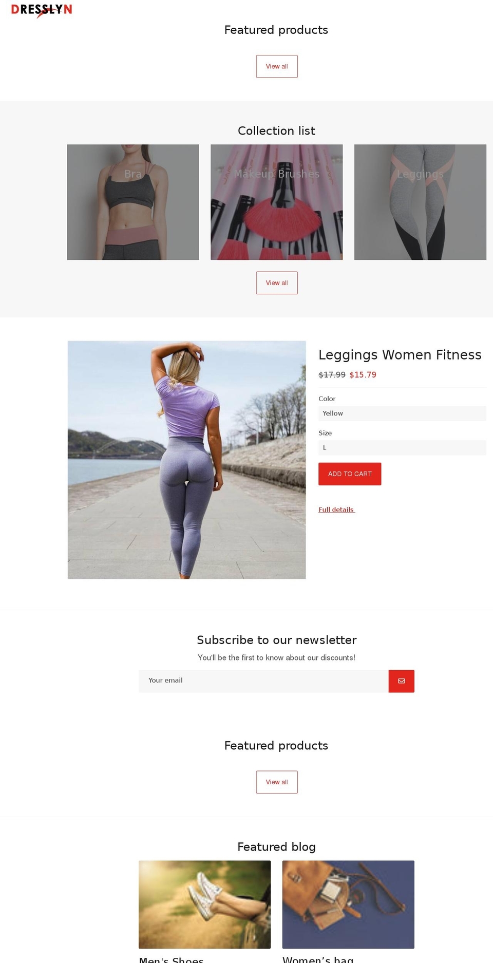 dresslyn.com shopify website screenshot