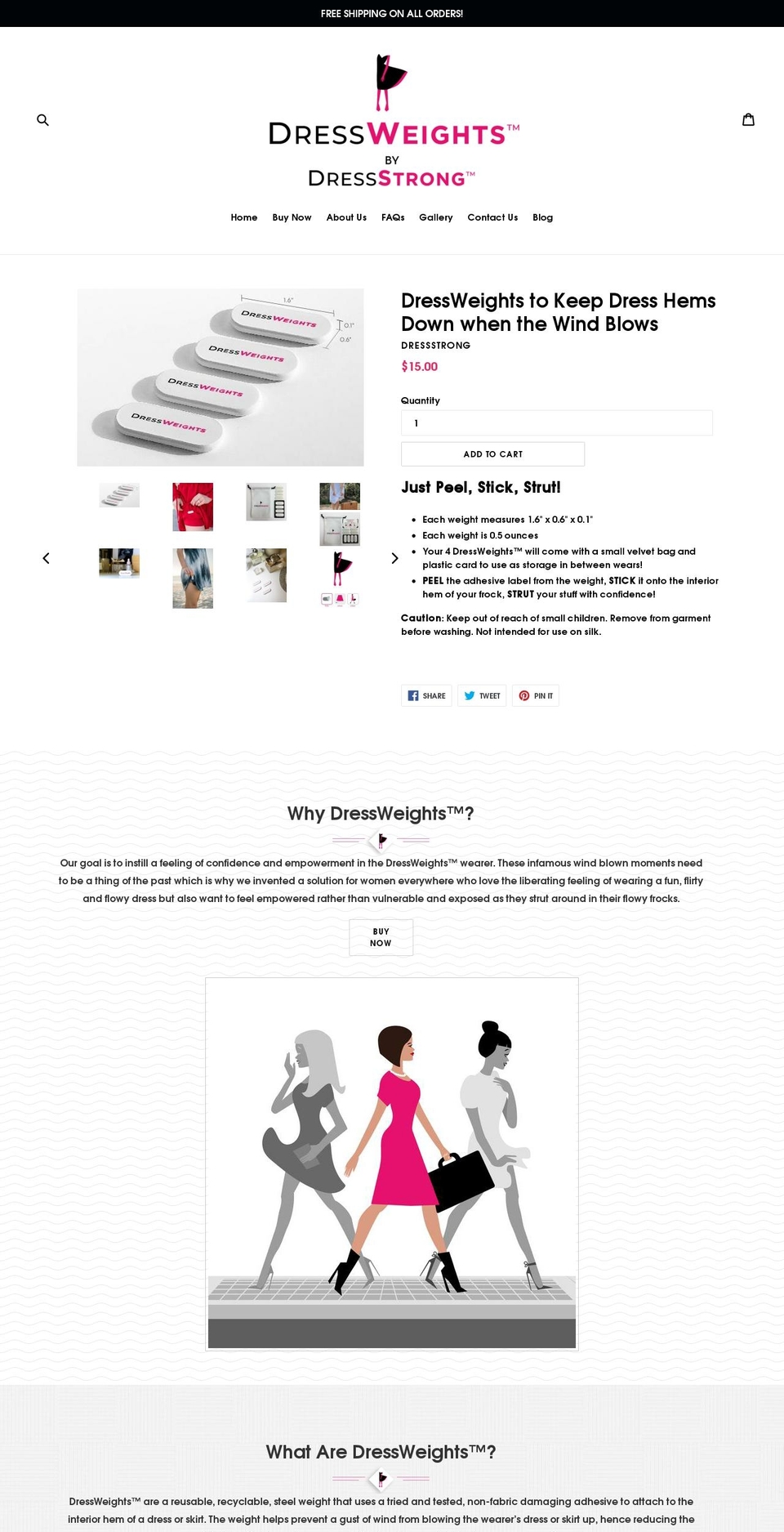 Copy of 3  May debut theme Shopify theme site example dressstrong.com