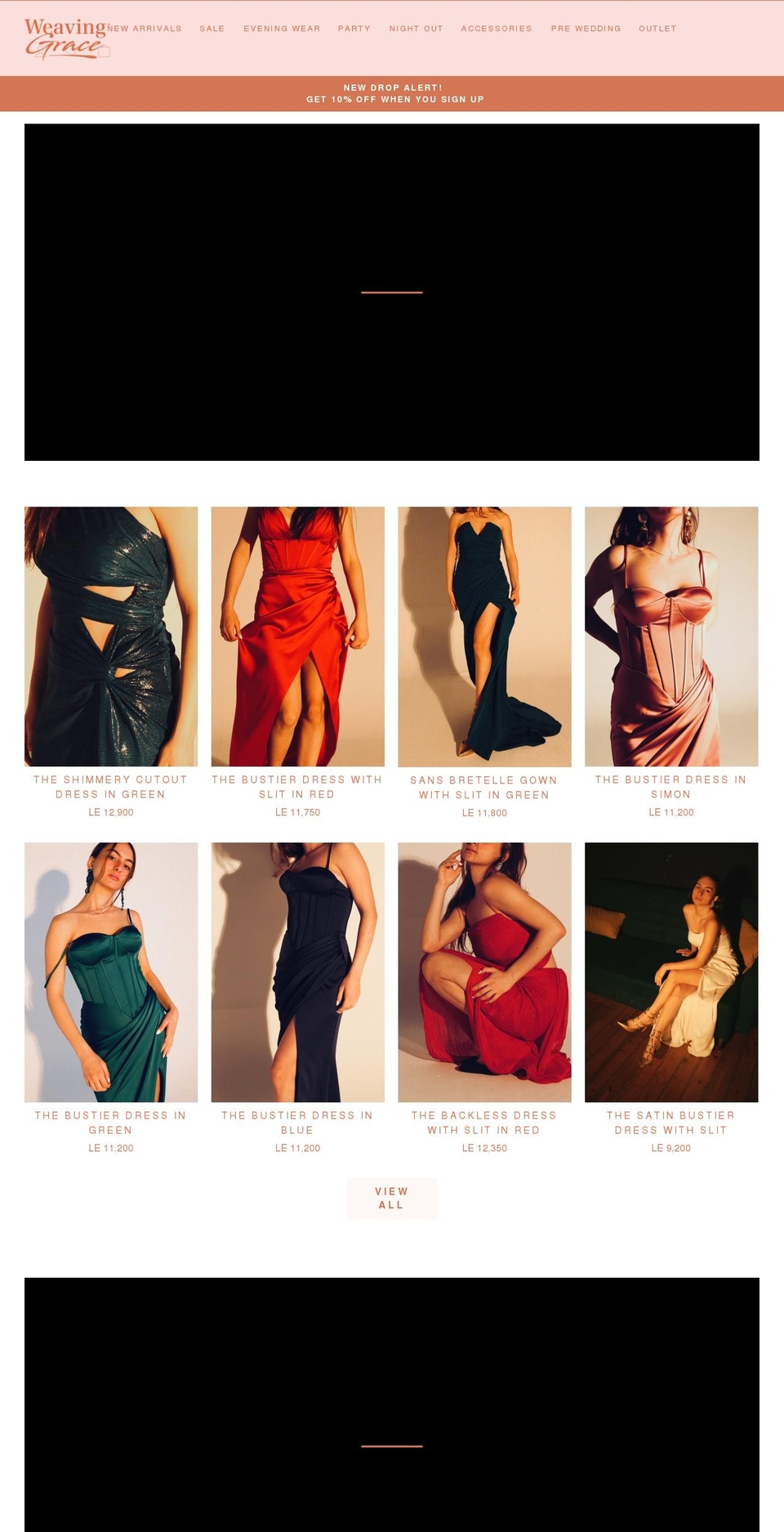 dresswithgrace.com shopify website screenshot