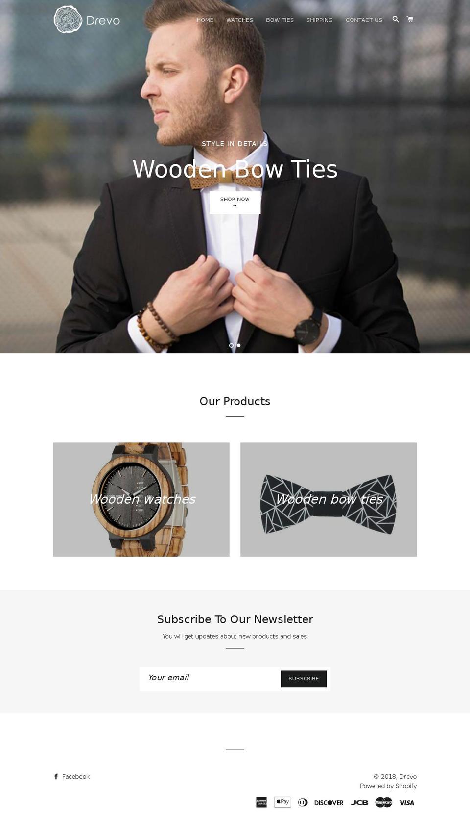 drevo.boutique shopify website screenshot
