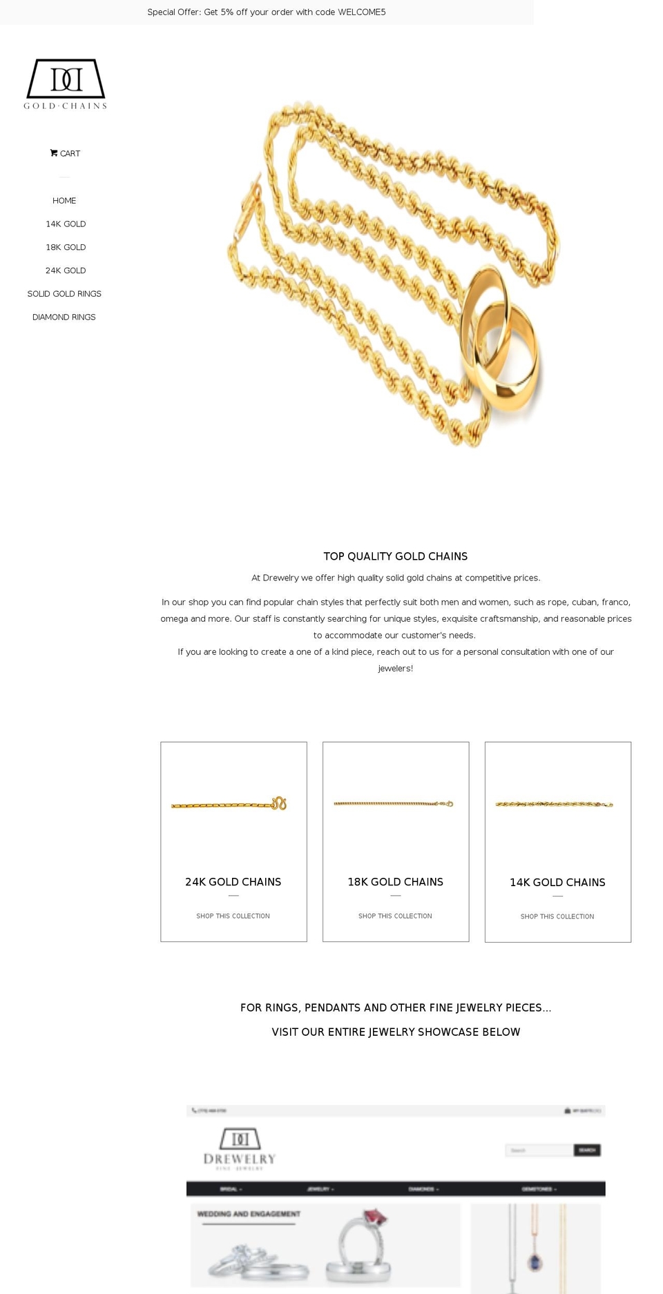 drewelry.com — Shopify storefront screenshot