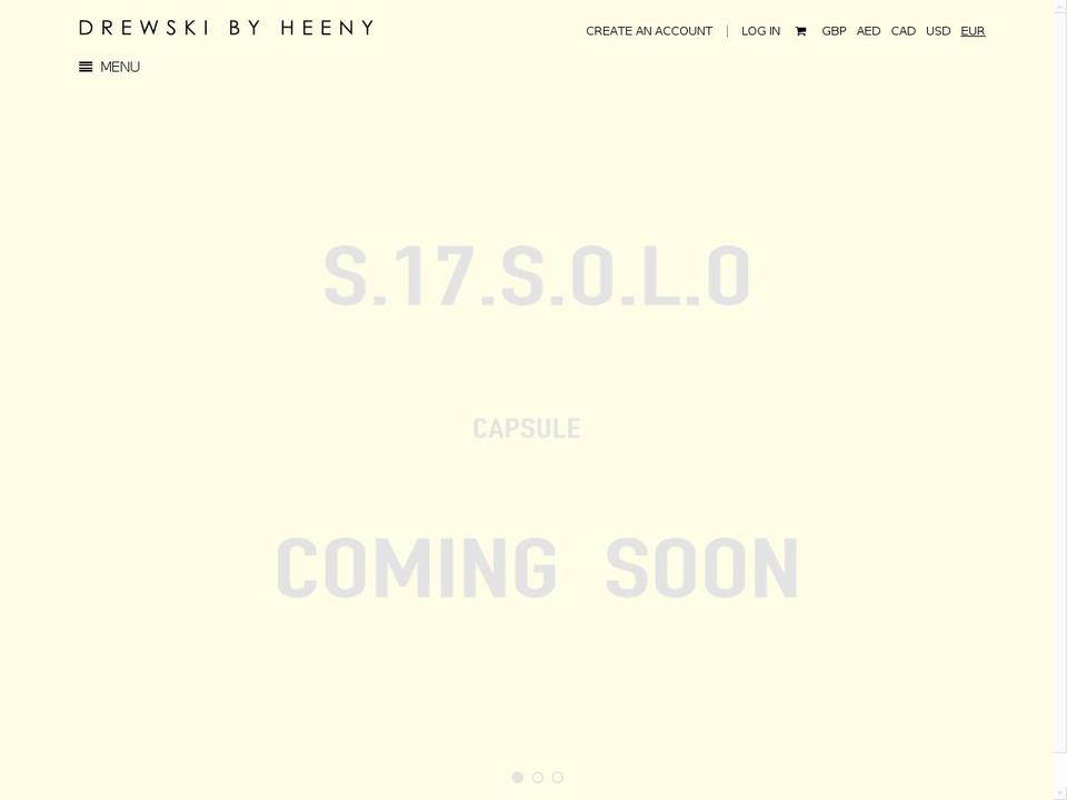 drewskibyheeny.com shopify website screenshot