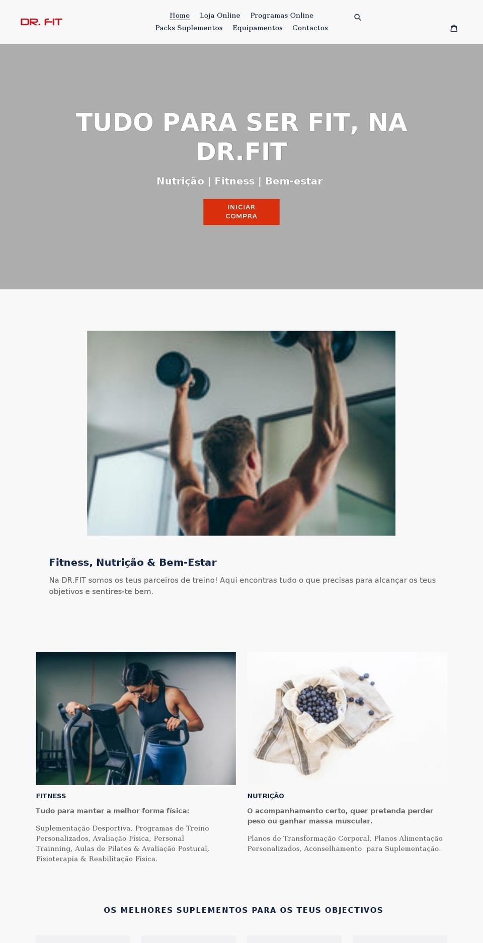 drfit.shop shopify website screenshot