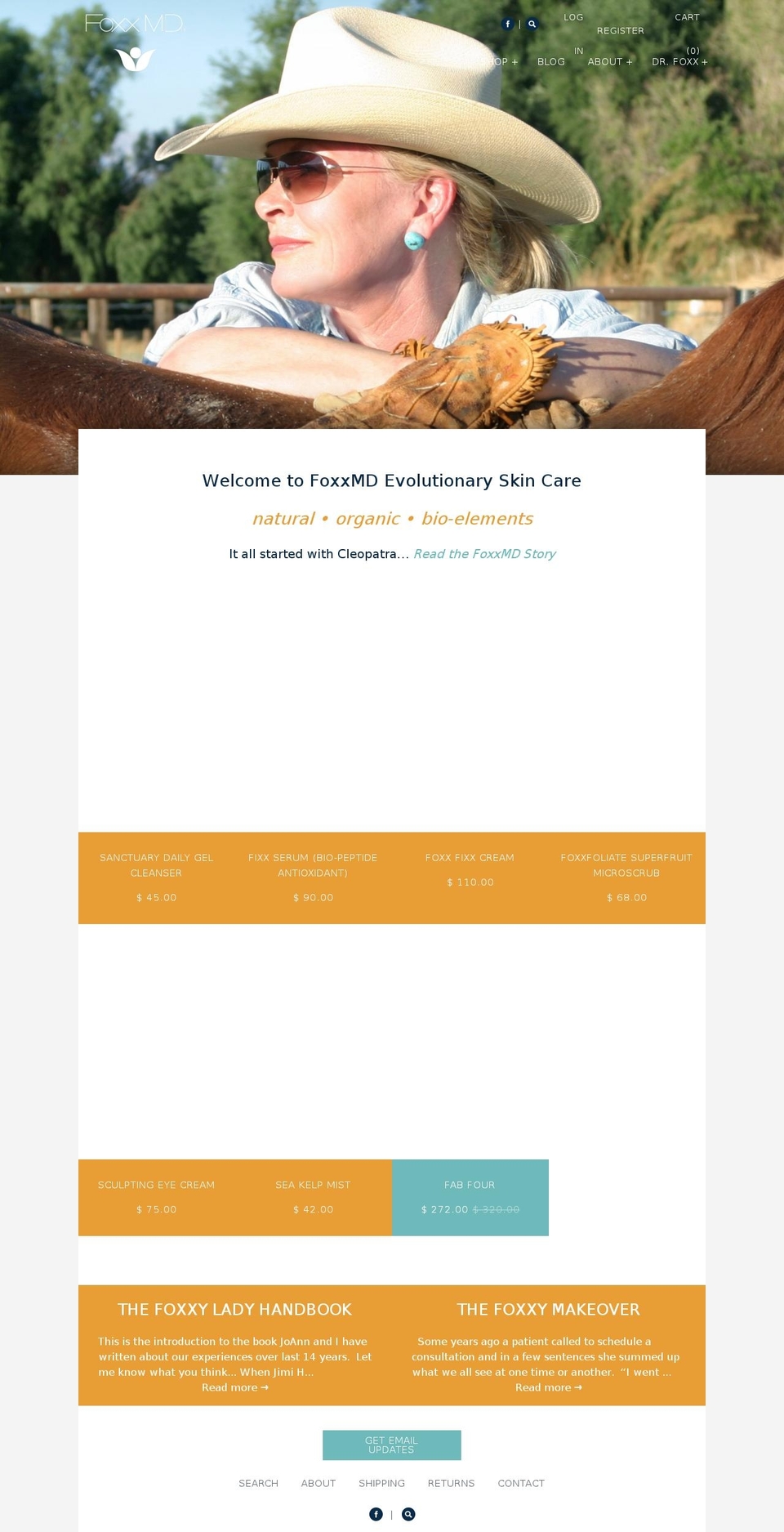 drfoxxmd.com shopify website screenshot