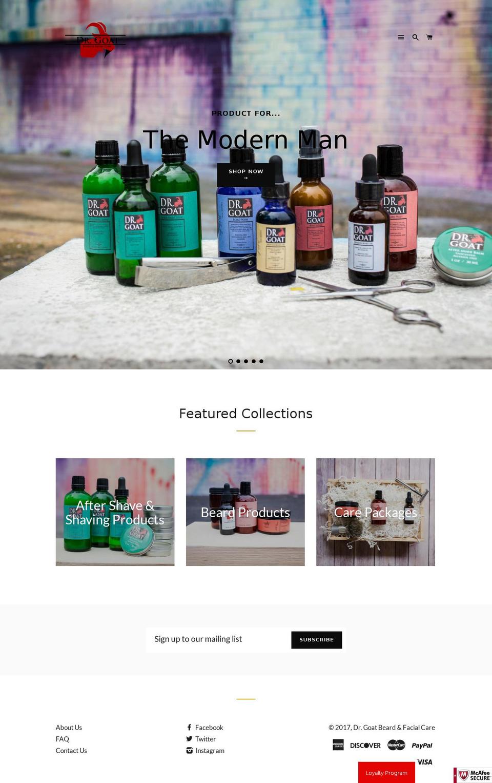 drgoatbfc.com shopify website screenshot
