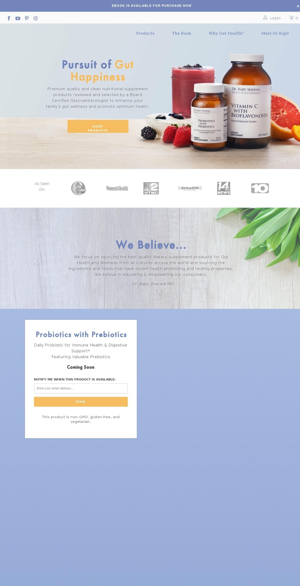 drguthappiness.com — Shopify storefront screenshot