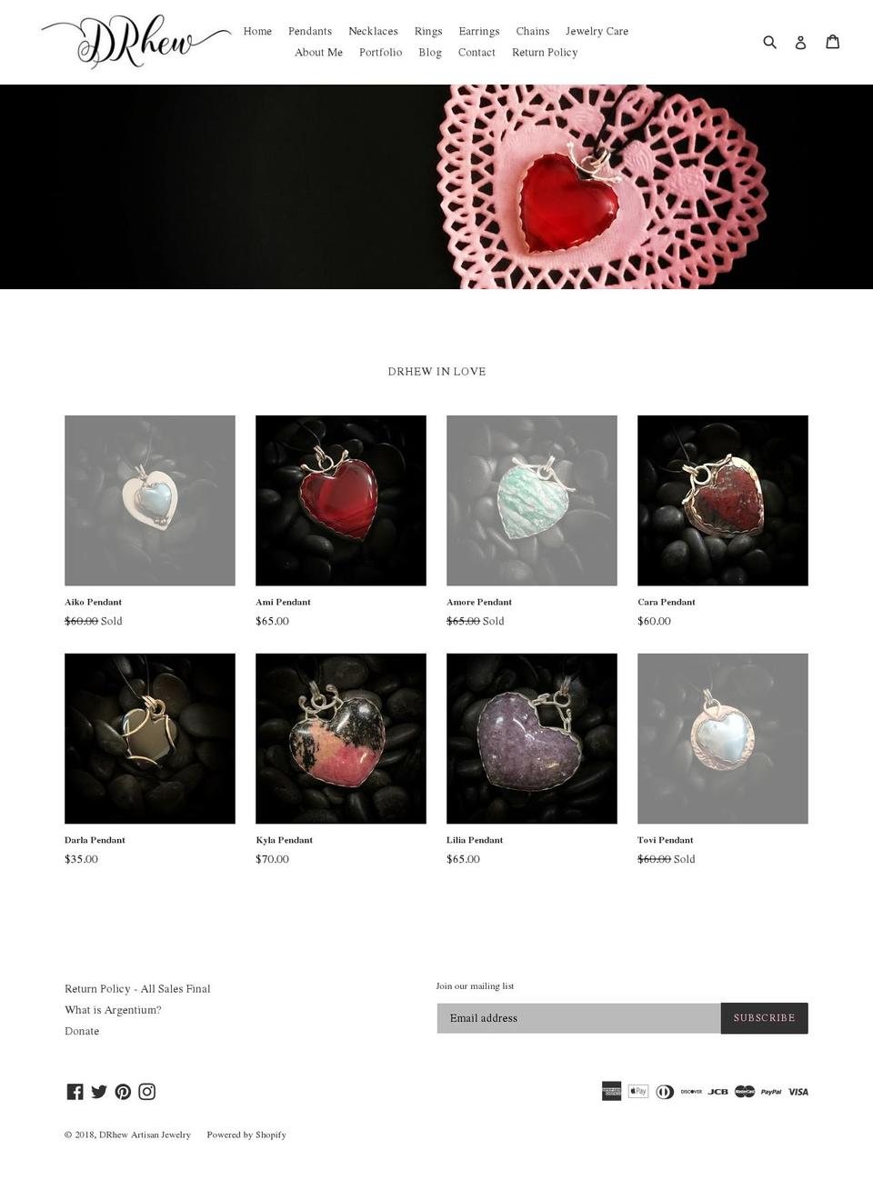 drhew.net shopify website screenshot