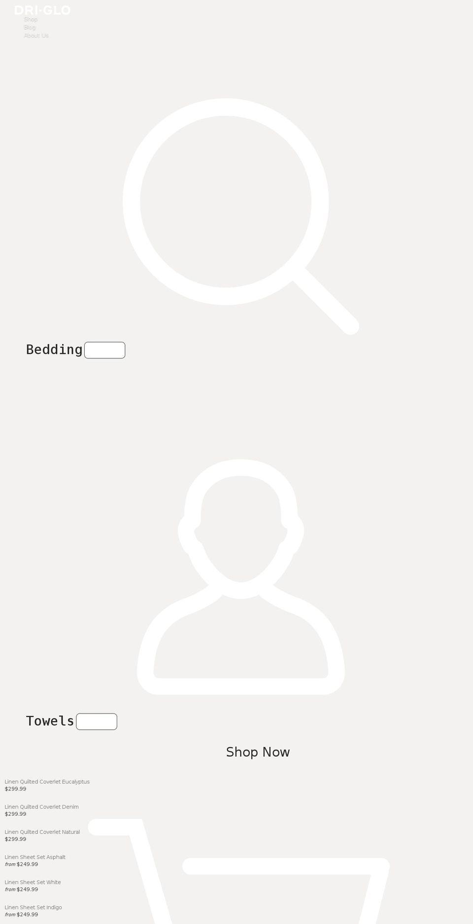 dri-glo.com.au shopify website screenshot