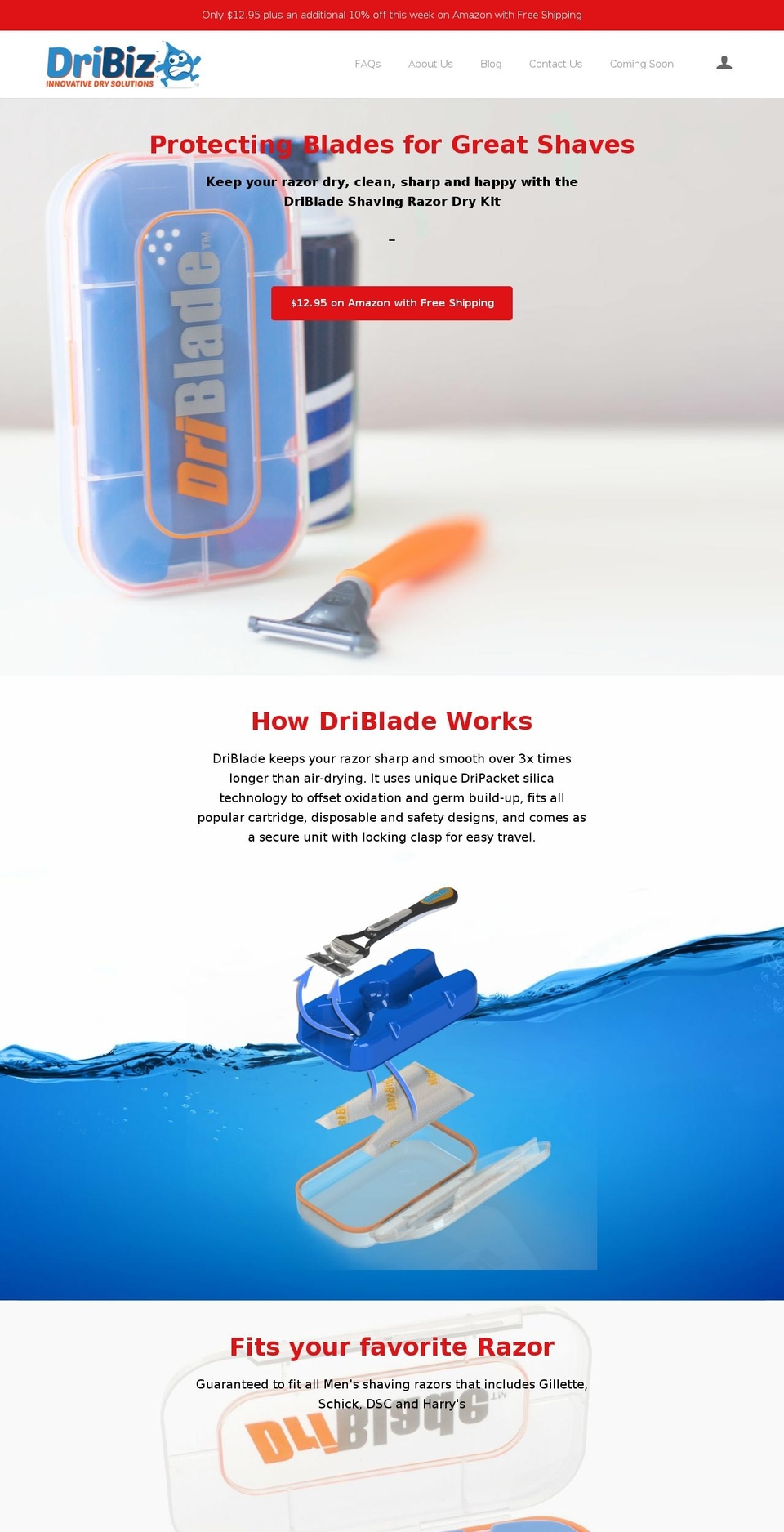 dribiz.com shopify website screenshot