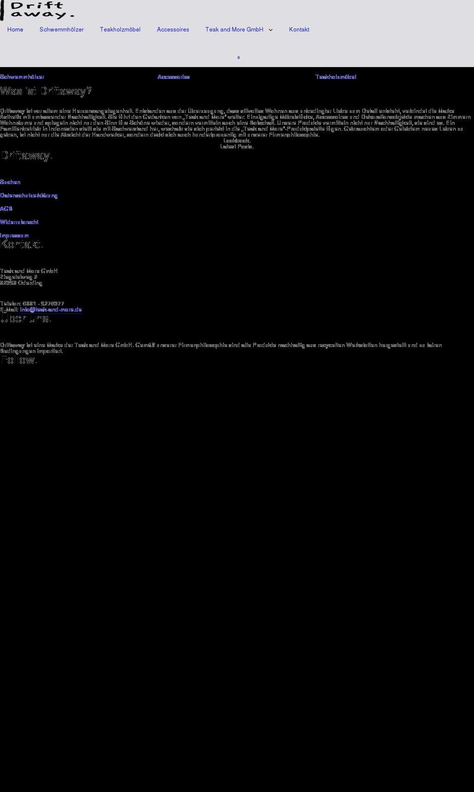 drift-away.de shopify website screenshot