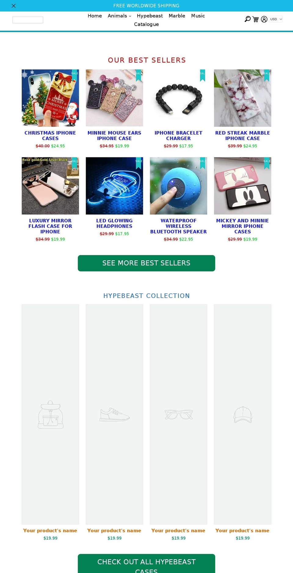 driftcase.com shopify website screenshot