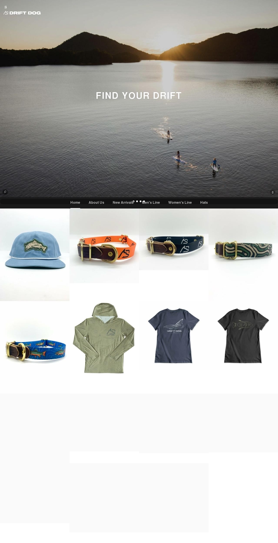 driftdog.com shopify website screenshot