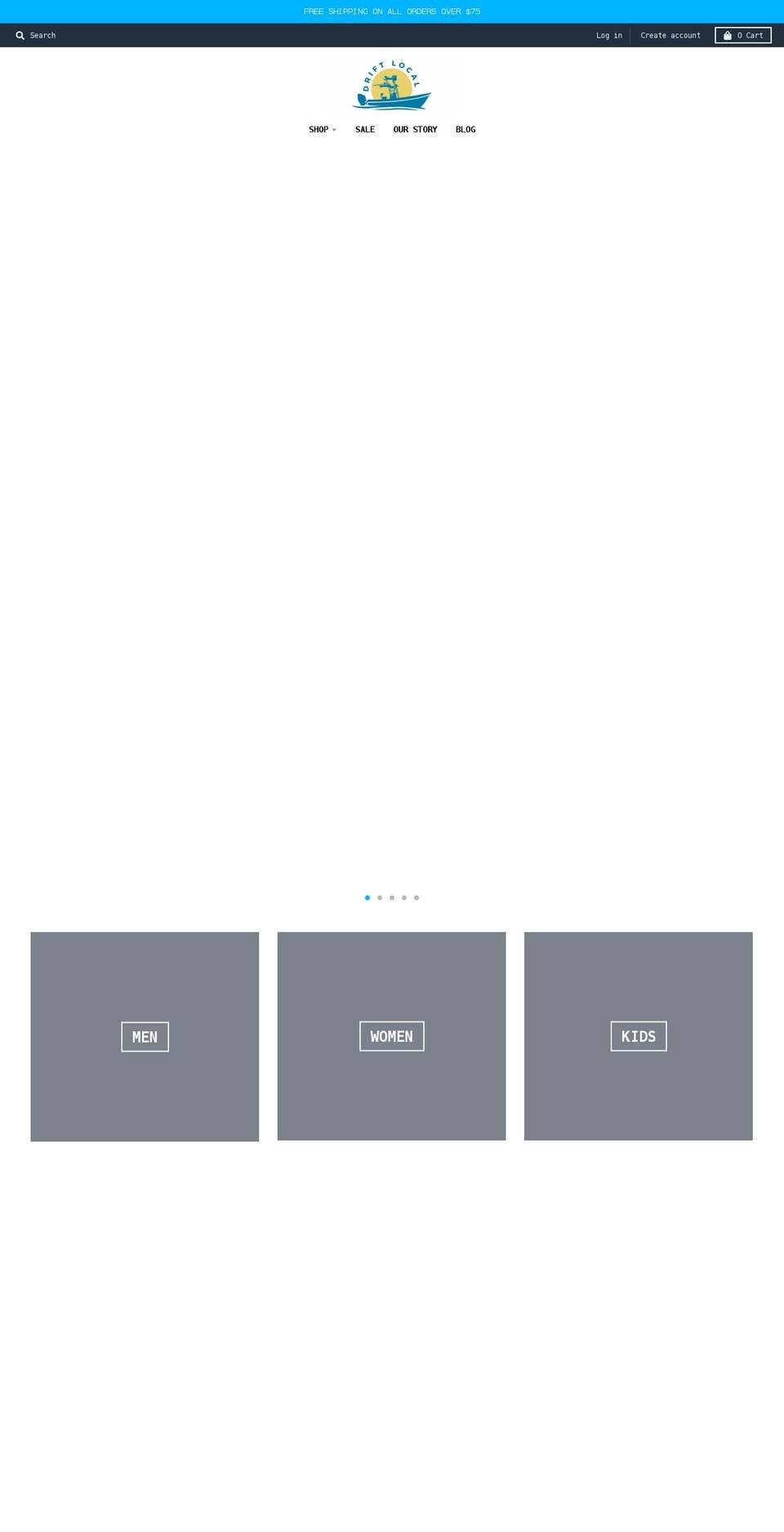 driftlocalco.com shopify website screenshot
