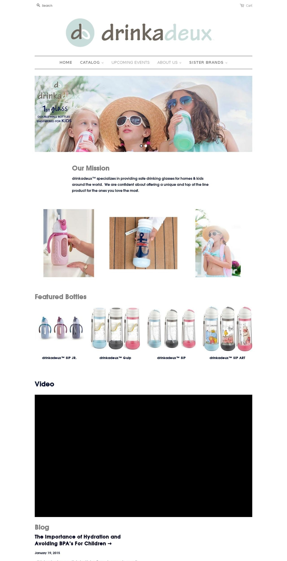 drinkadoo.net shopify website screenshot