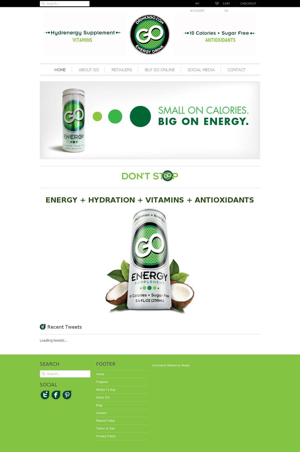 drinkago.com shopify website screenshot