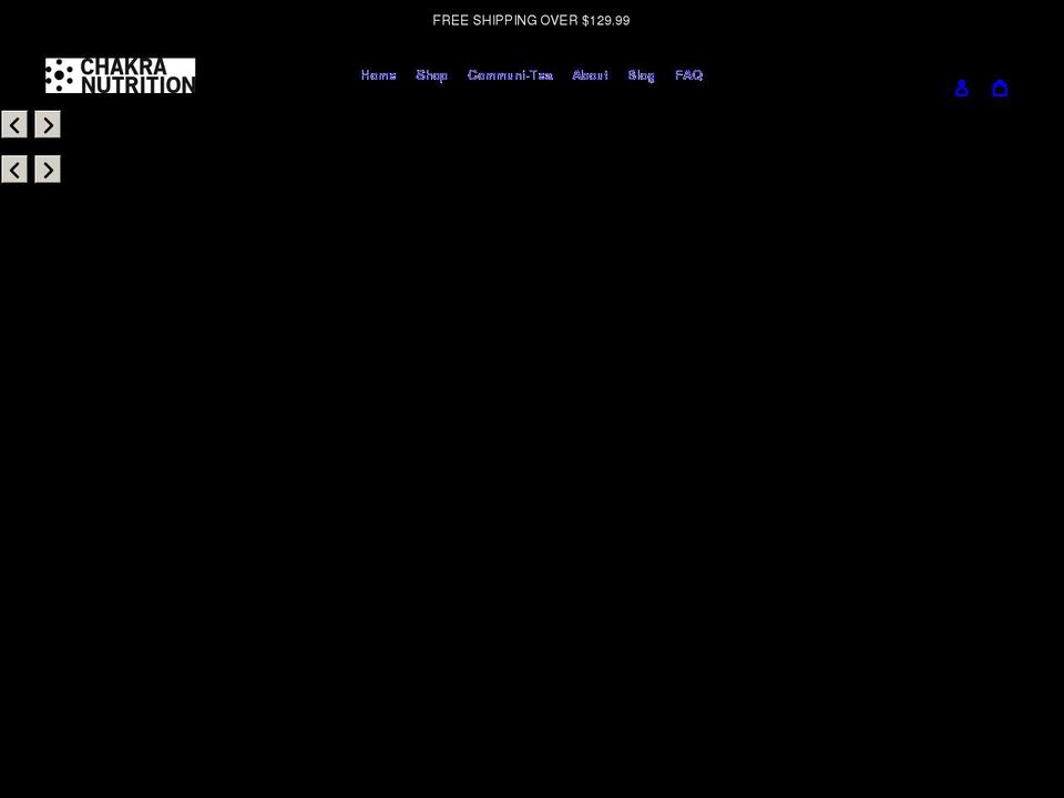 drinkchakra.com shopify website screenshot