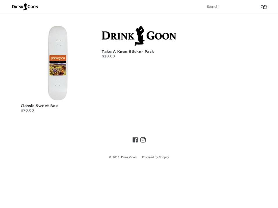 drinkgoon.com — Shopify storefront screenshot