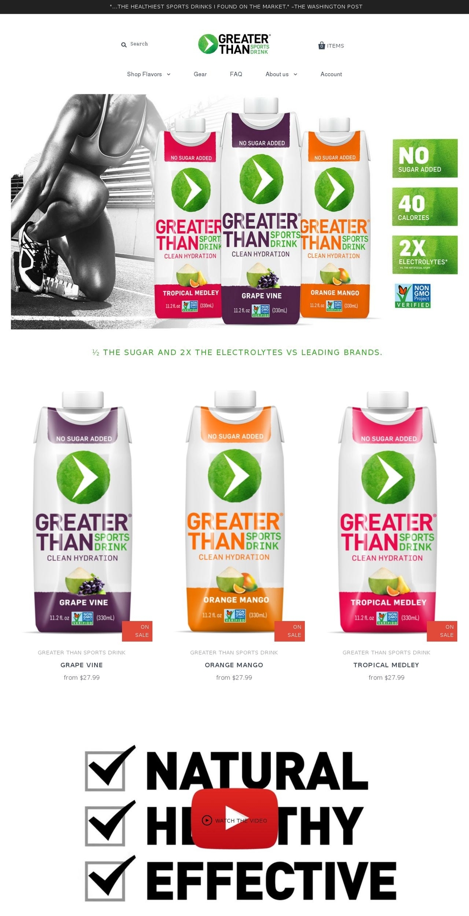 drinkgt.com shopify website screenshot