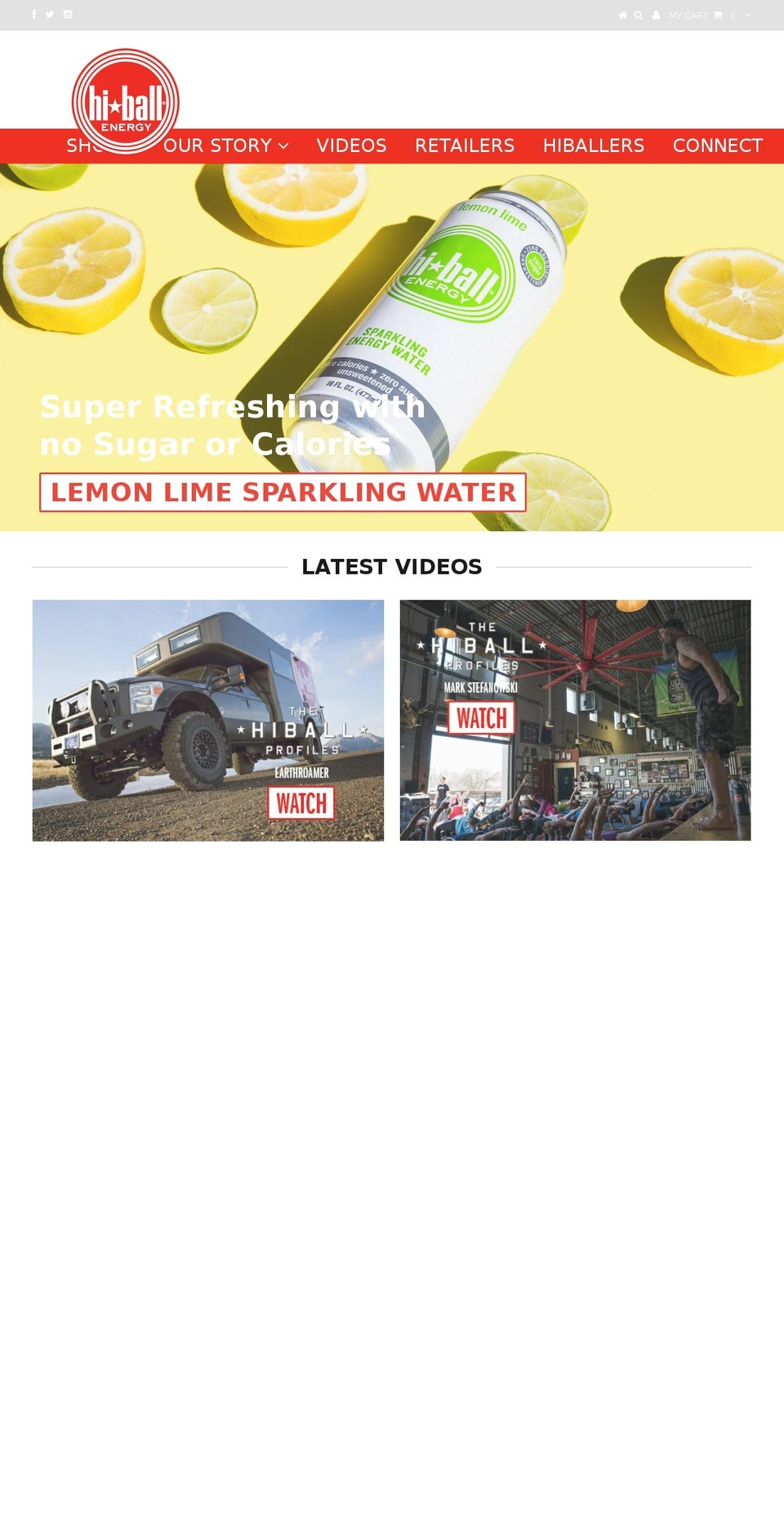 drinkhiball.com shopify website screenshot