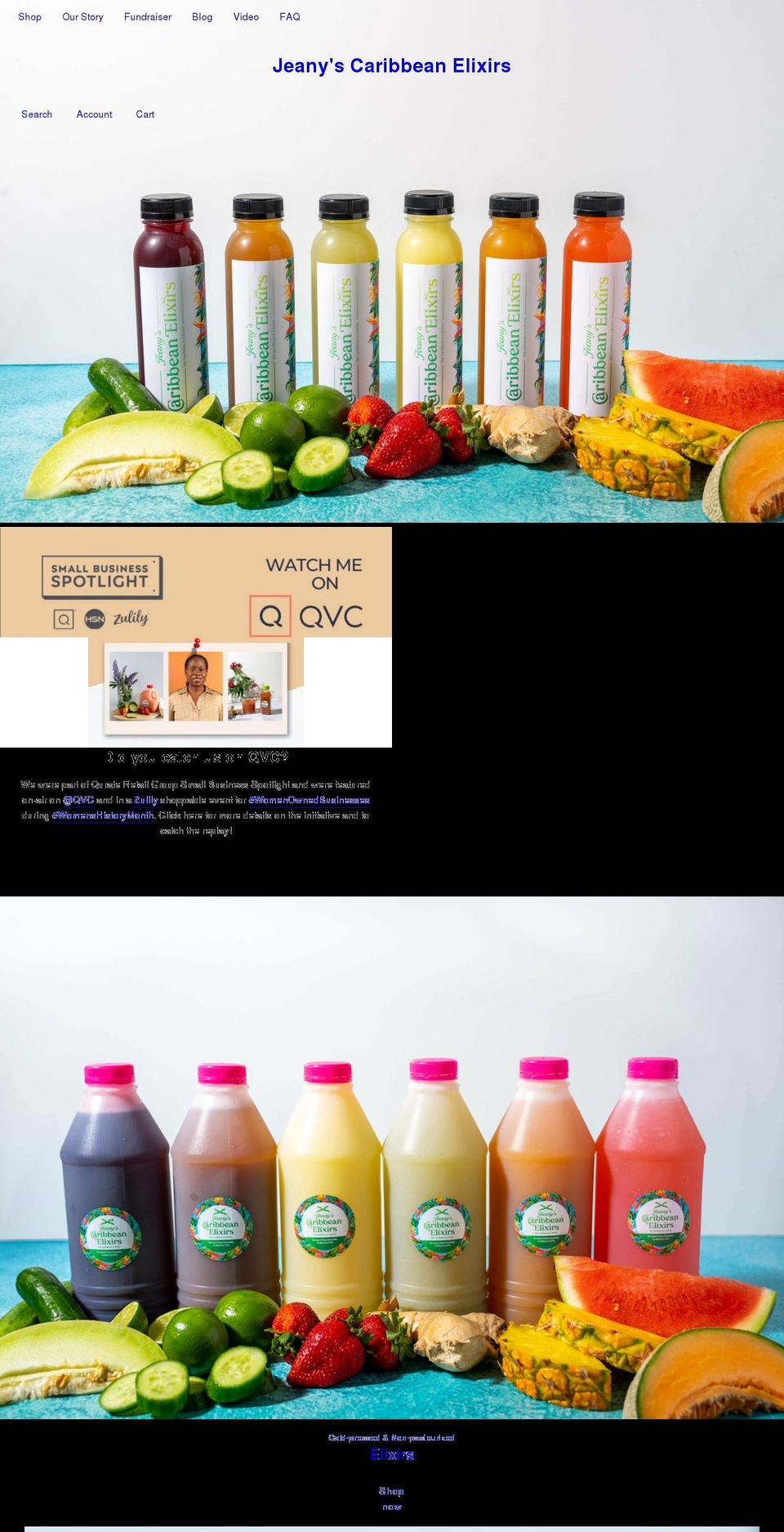 drinkjeanys.com shopify website screenshot