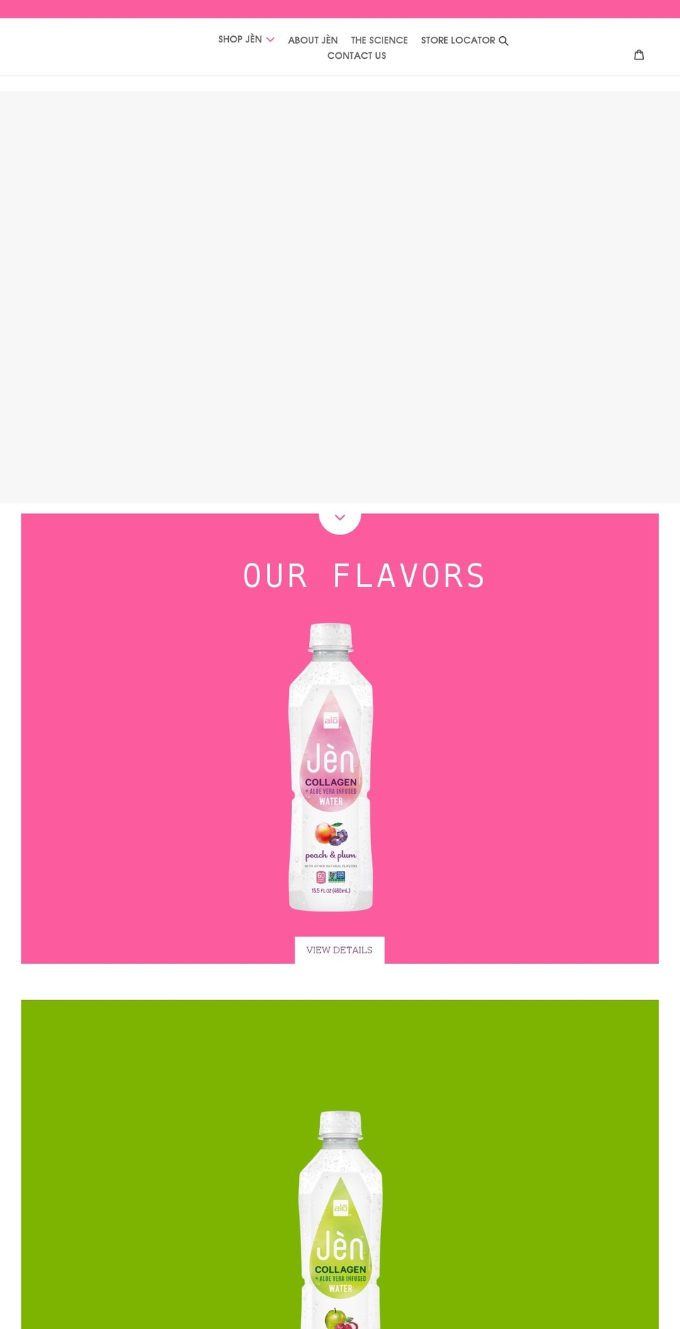 drinkjen.com shopify website screenshot