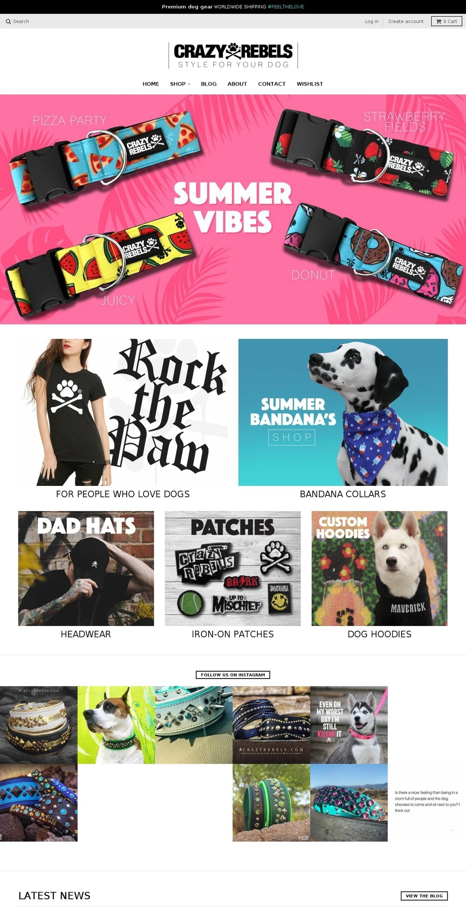 drinklikeadog.com — Shopify storefront screenshot