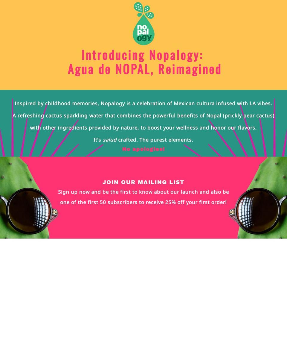 drinknopalogy.com shopify website screenshot