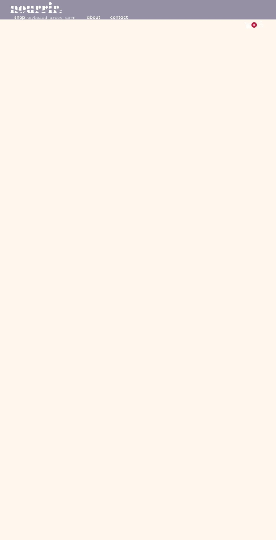 drinknourrir.com shopify website screenshot