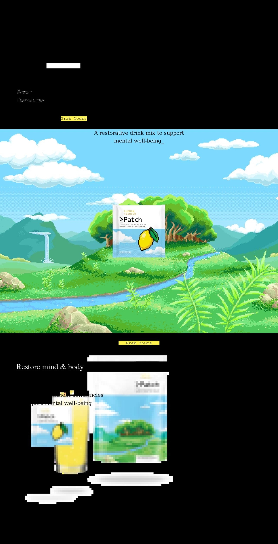 drinkpatch.com shopify website screenshot