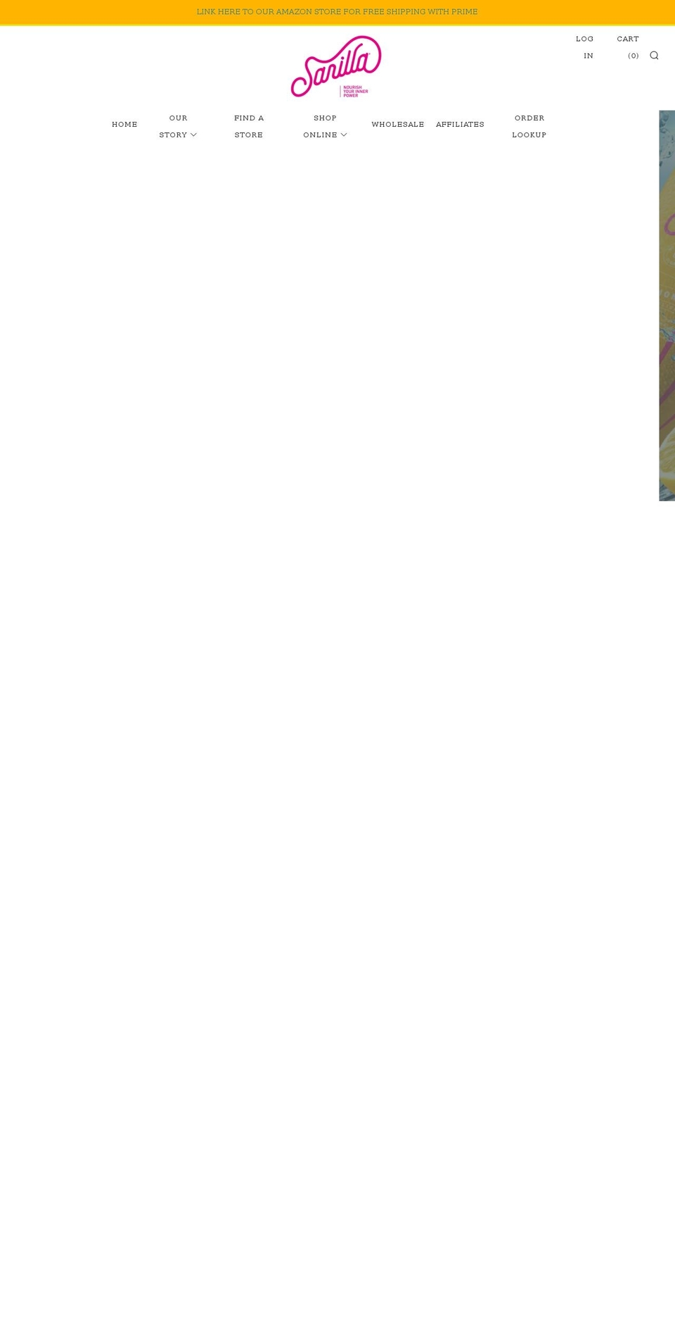 drinksarilla.com shopify website screenshot