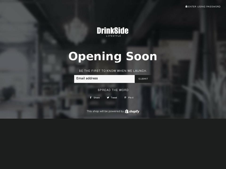 drinkside.com — Shopify storefront screenshot