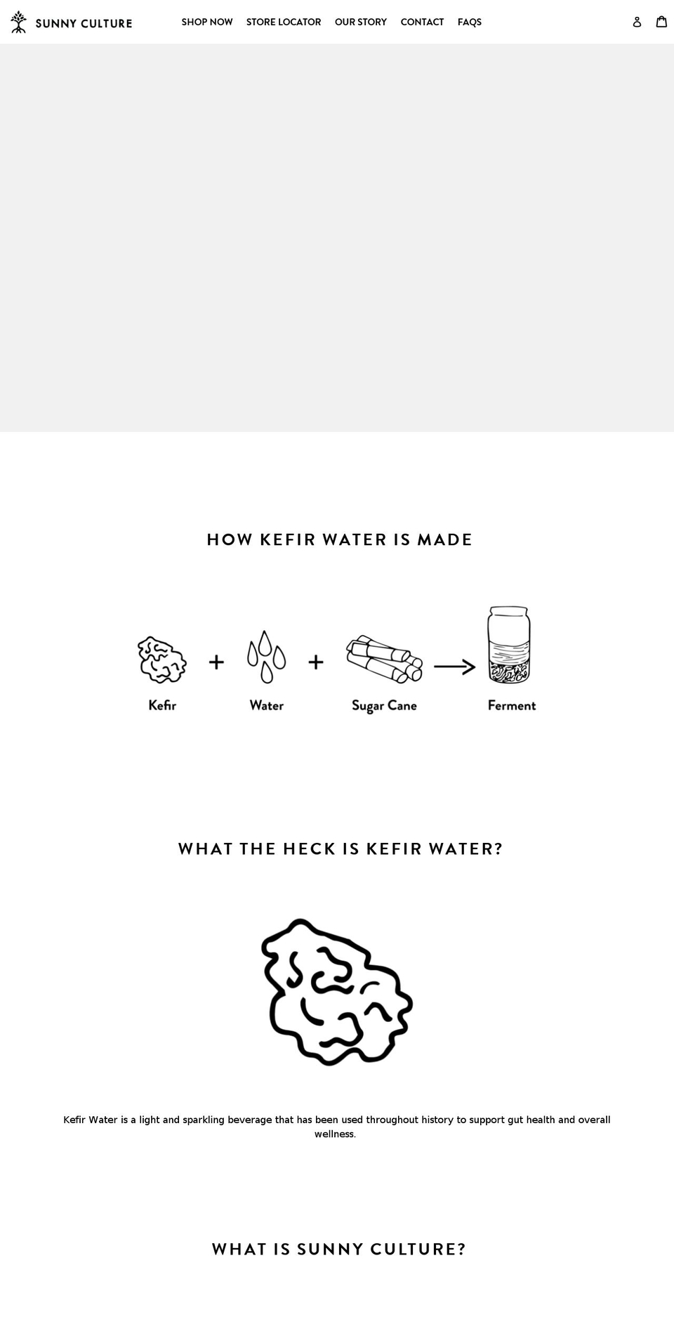 drinksunny.com — Shopify storefront screenshot